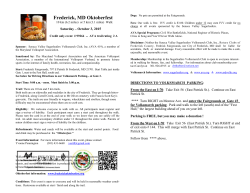 Frederick, MD Oktoberfest 10 km (6.2 miles) or 5 km (3.1 miles) Walk