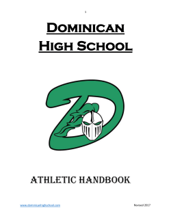 Student Parent Athletic Handbook
