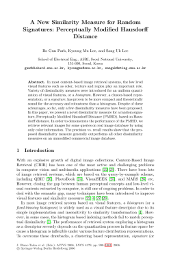 LNCS 4179 - A New Similarity Measure for Random Signatures