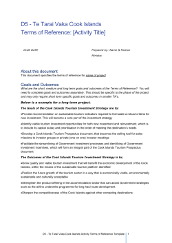 D5:Orama- Activity Terms of Reference Template102 KB