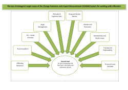 The ten criminogenic target areas of the Change Outcome and