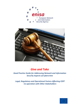 Good Practice Guide for Addressing Network and