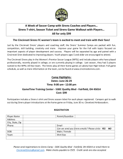 A Week of Soccer Camp with Sirens Coaches