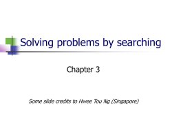 Solving problems by searching