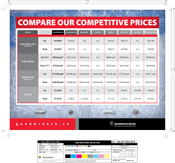 COMPARE OUR COMPETITIVE PRICES