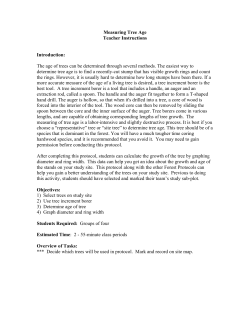 Measuring Tree Age