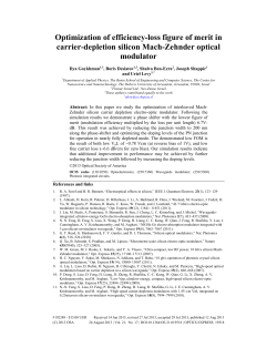 Optimization of efficiency-loss figure of merit in carrier