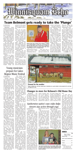 Team Belmont gets ready to take the `Plunge`