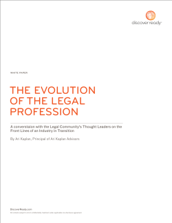 the evolution of the legal profession
