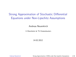 Strong Approximation of Stochastic Differential Equations under Non