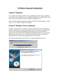 About X Windows eXeed X Windows Server Software