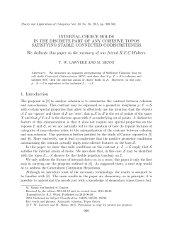 INTERNAL CHOICE HOLDS IN THE DISCRETE PART OF ANY