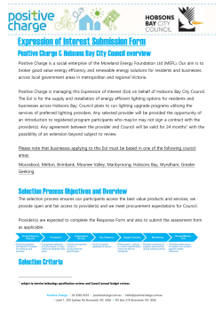 If No, please contact Positive Charge on 9385 8555 before