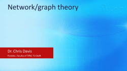Network/graph theory