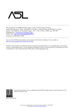 The Prospects for Mathematical Logic in the