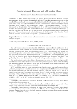 Fourth Moment Theorem and q-Brownian Chaos