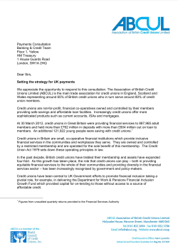 HM Treasury - Setting the Strategy for UK Payments 191 Kb pdf