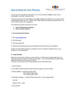 How to Send Us Your Pictures