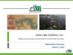 Our Observation - Geist Lake Coalition