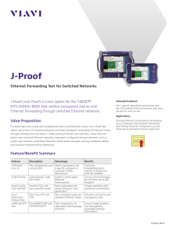 J-Proof - Viavi Solutions