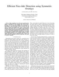 Efficient Free-rider Detection using Symmetric