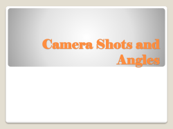 Camera angles High-angle shot