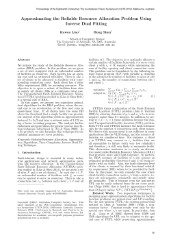 Approximating the Reliable Resource Allocation Problem Using