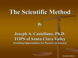 Scientific Method
