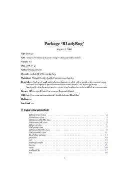 Package `RLadyBug`