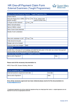 Claim Form