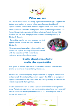 Play opportunities