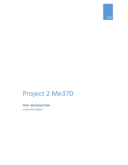 Project 2 Me370