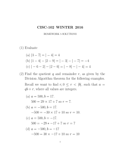 Solutions Homework 5.