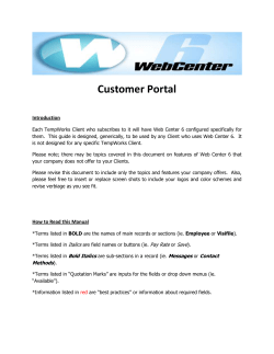 Customer Portal - Align Staffing