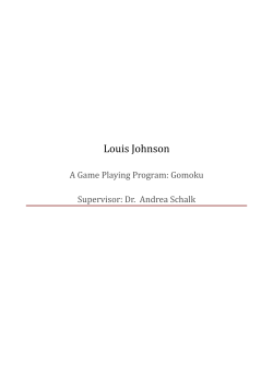 Louis Johnson - Dissertation Tools