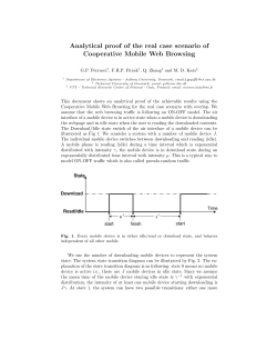 Analytical proof of the real case scenario of Cooperative Mobile Web