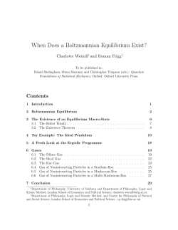 When Does a Boltzmannian Equilibrium Exist? - Philsci