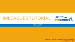 IMLeagues Tutorial - UW