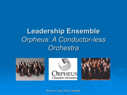 Leadership Ensemble Presentation