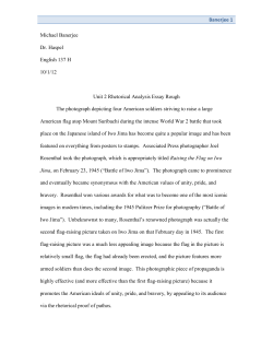 Unit 2 Rhetorical Analysis Essay Rough