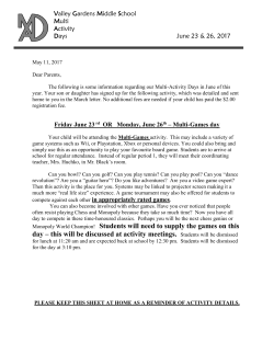 June 23 - Game Systems