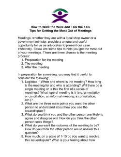 How to Walk the Walk and Talk the Talk Tips for Getting the Most Out