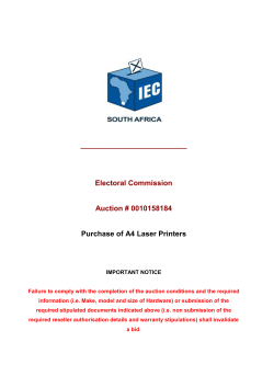 4 General Auction Conditions - VotaQuotes