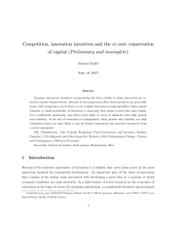 Option Value and the Innovation Incentives of Small and Large Firms