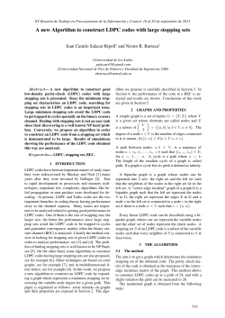 A new Algorithm to construct LDPC codes with large stopping sets