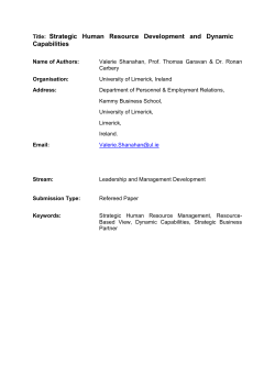 Garavan, TN, Costine, P. and Heraty, N. (1995) `The