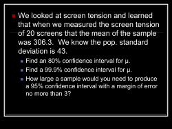 Section 10.2 Significance Tests