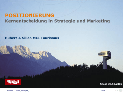 Positionierung