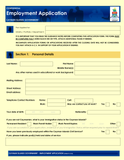 Form [Word] - Cayman Islands Government