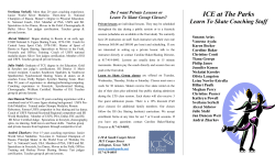 Learn To Skate Coaching Staff